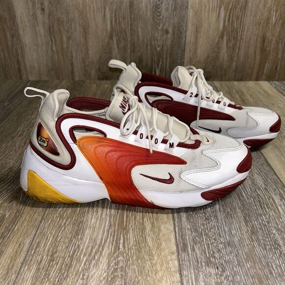 Nike Zoom 2K Red Light Orewood Mens Size 8.5 Red White AO0269-103 Sneaker Shoes - Picture 1 of 11